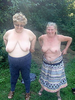gorgeous nude grannies outdoors photo
