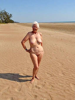 reality naked old women on beach