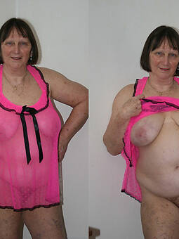 gorgeous grandma dressed undressed thumbs