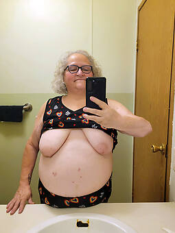 American big fat grandma stripping