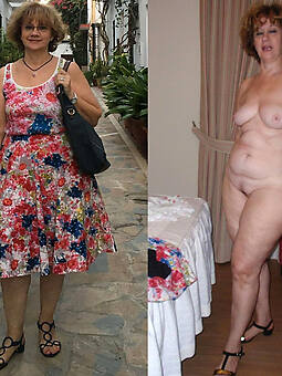 old matures dressed and undressed xxx pics
